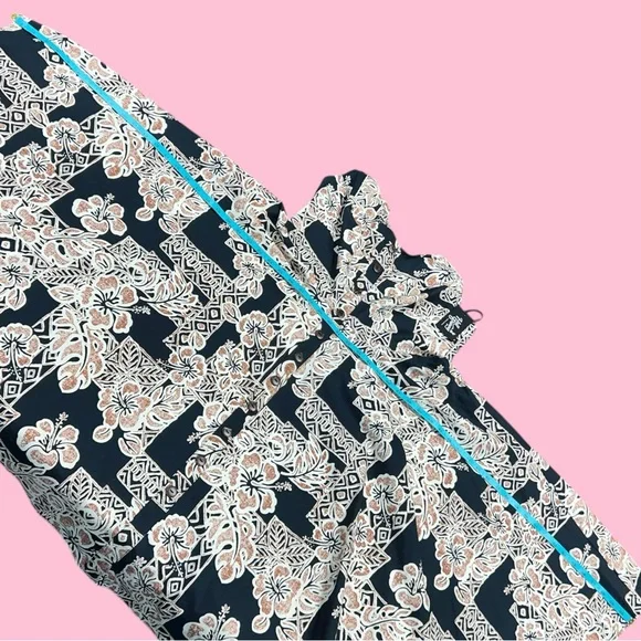 Hell Bunny Retro Hawaiian Kapa Tapa Tiki Pin-Up Dress NWT - Picture 9 of 10